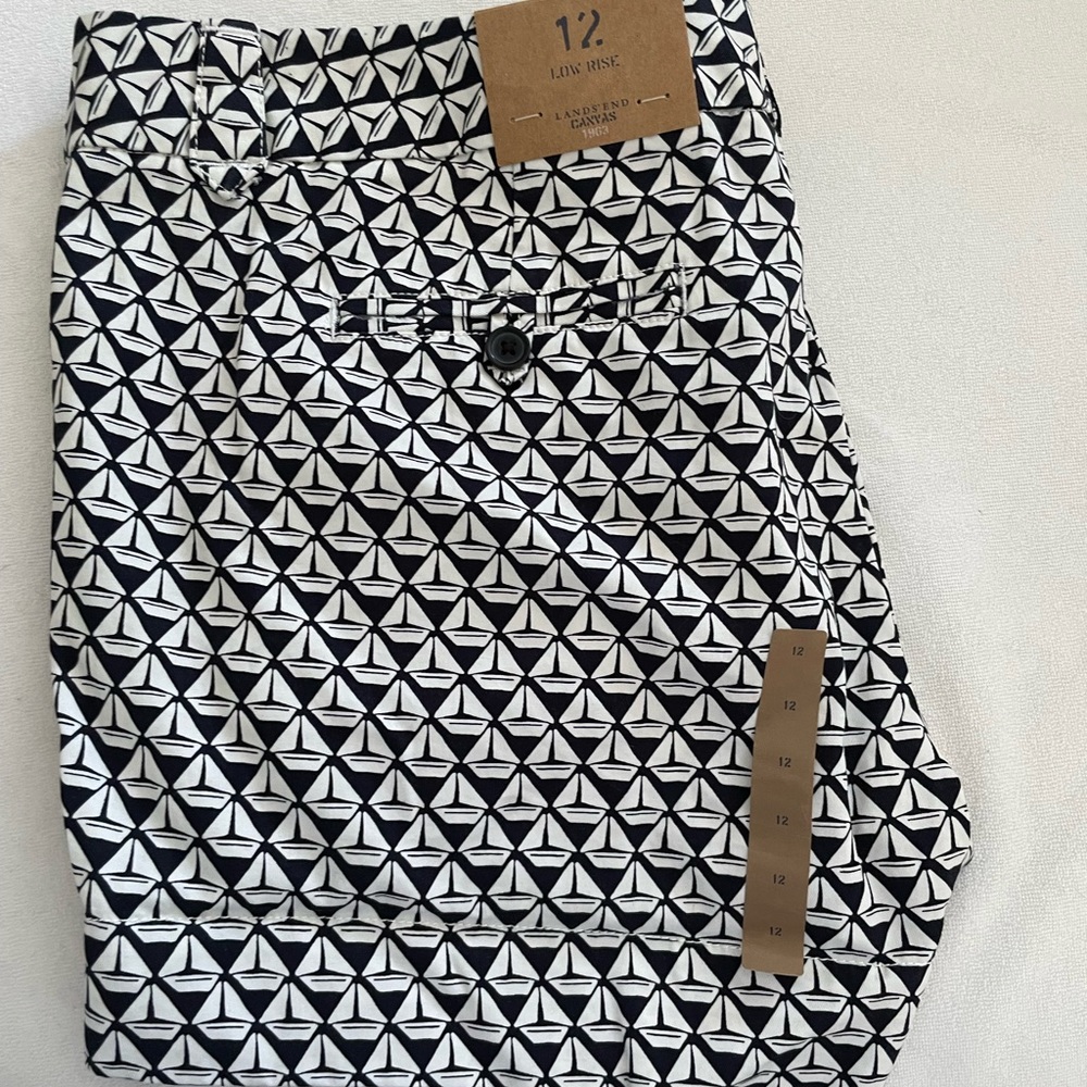 Lands End Canvas shorts, size 12, never worn with tags